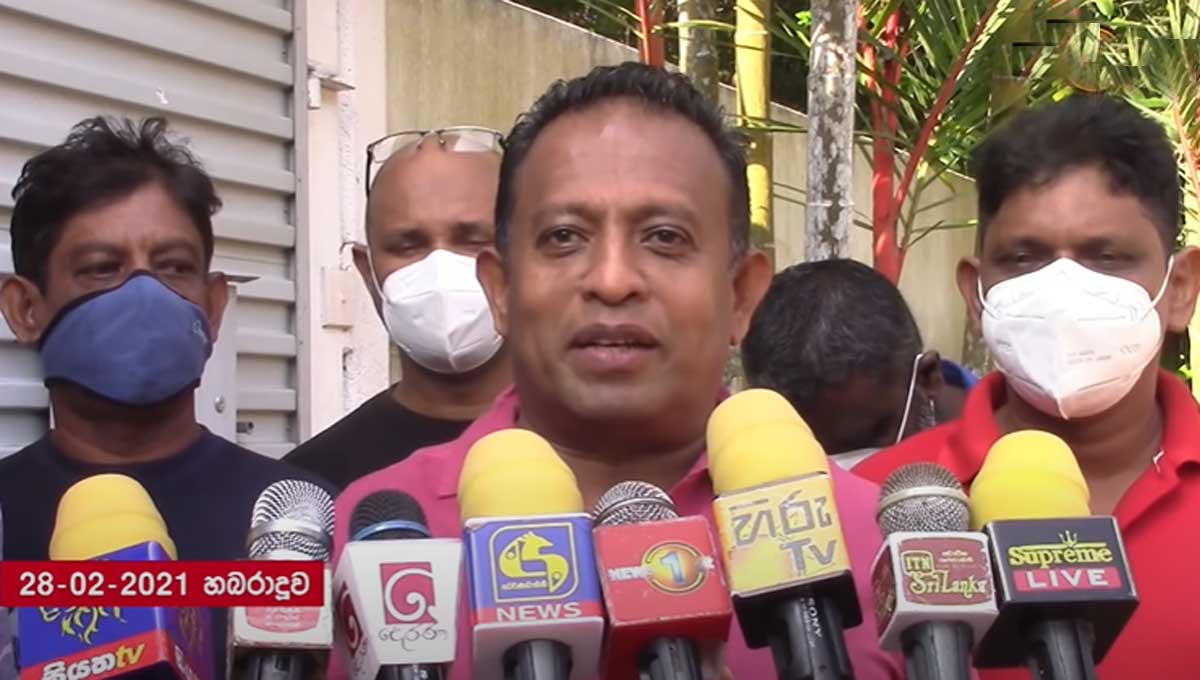 When we go to the streets, we are surrounded by innocent people who have not received Rs. 2,000 – MP Chandima Weerakkody