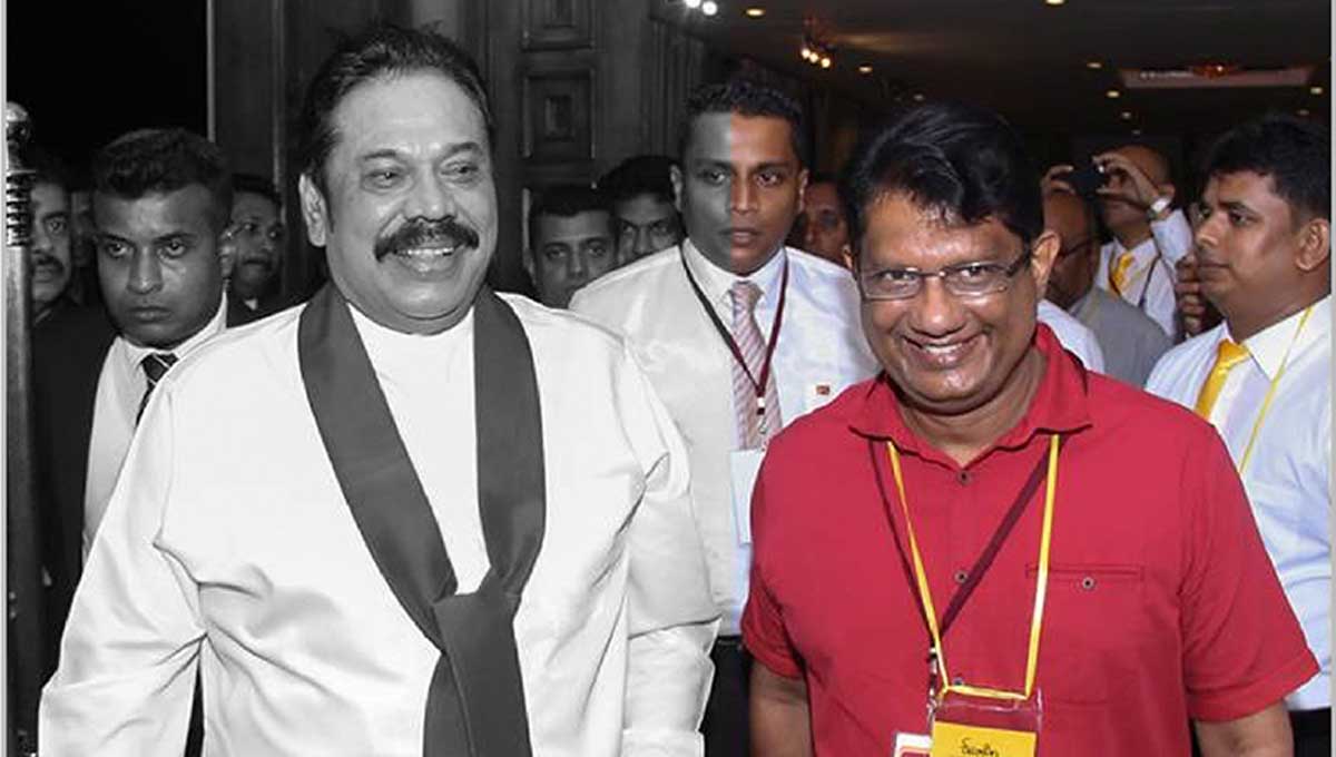 State Minister Nalaka Godahewa had posted a controversial statement on social media