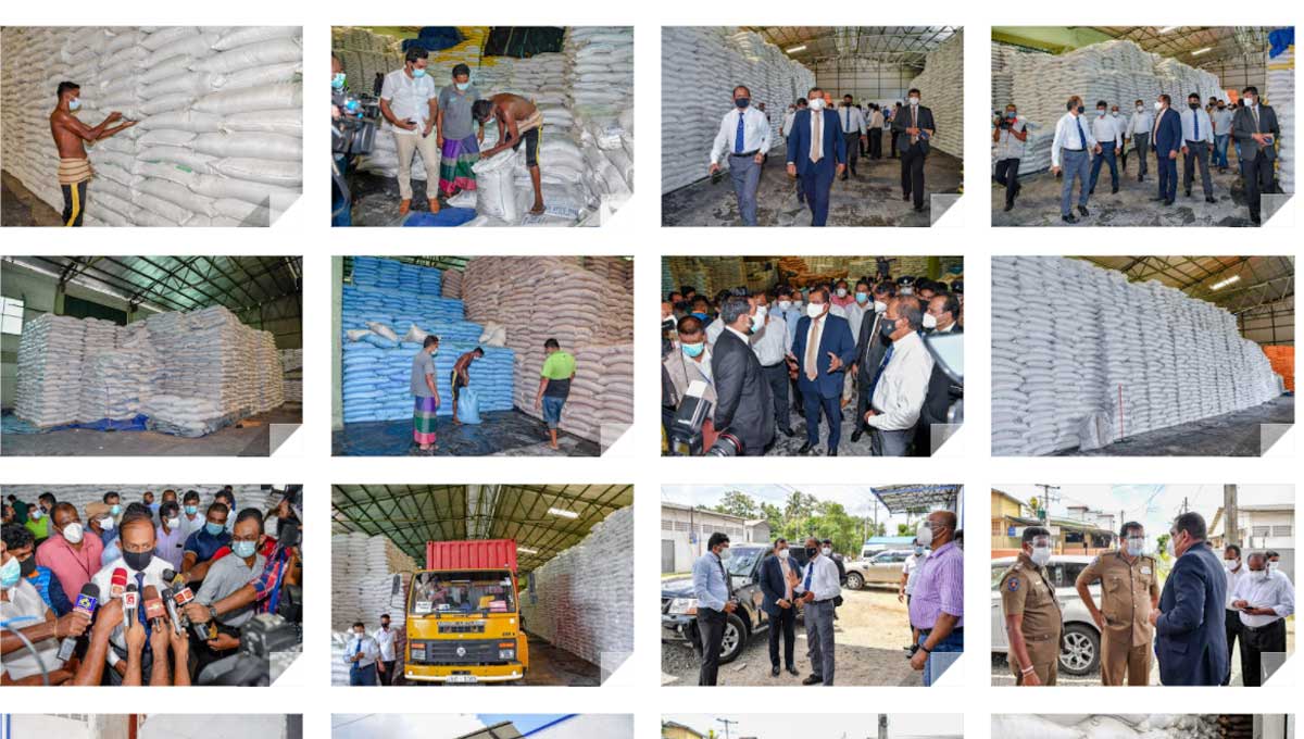 An official order reliesed to cease stocks of essential food items illegally stored
