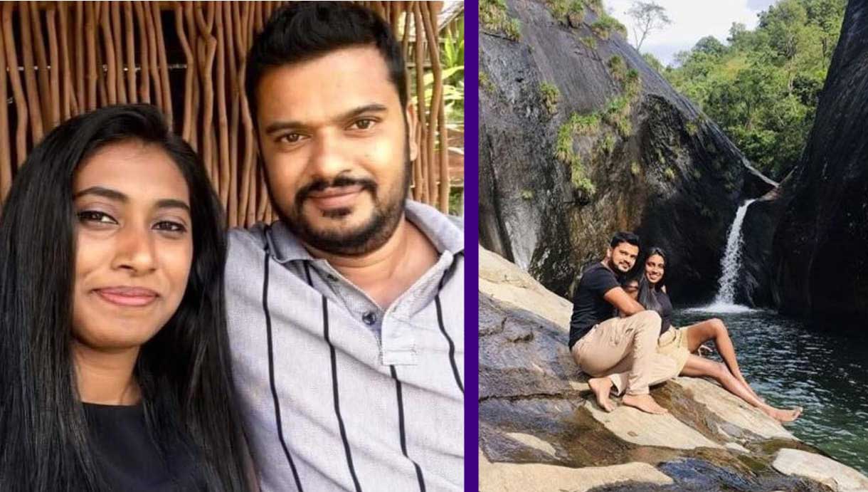 The couple falsely accused of creating pornographic video near Pahanthudawa Falls  speaked to the media