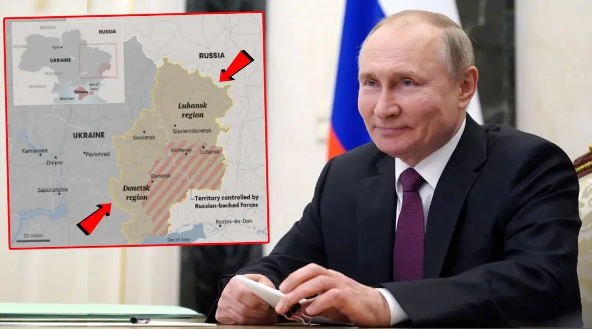 Putin names two pro-Russian provinces of Ukraine as independent states