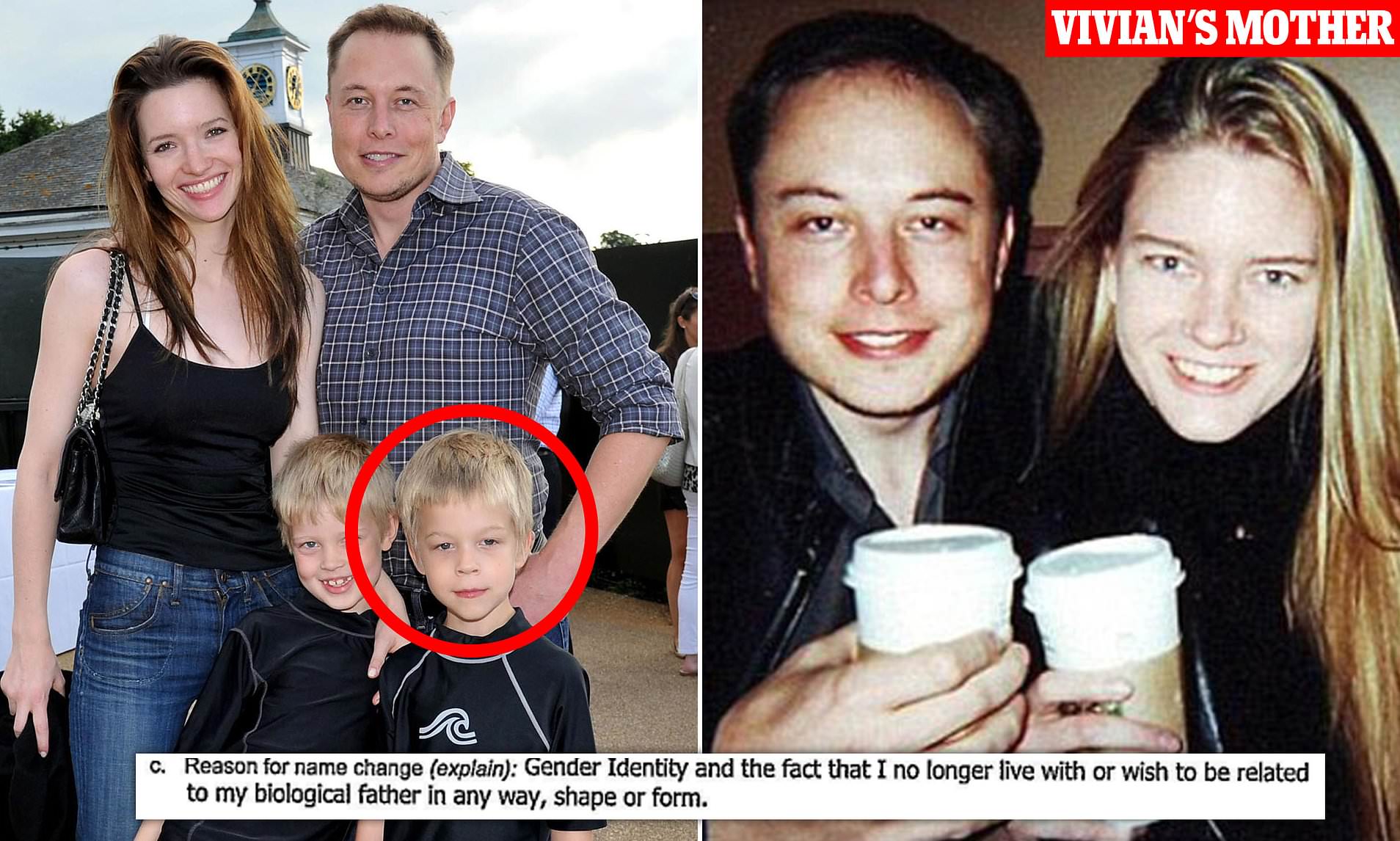 Стала бывшей дочкой. Илон Маск и его дети трансгендеры. Ксавьер Маск сын.
