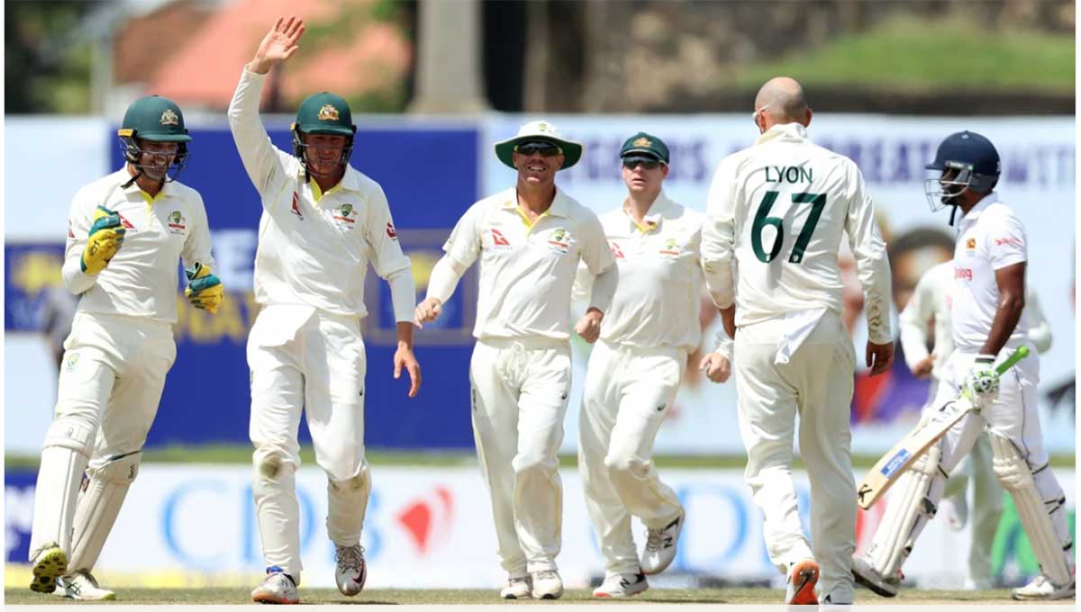 Australia won the first Test match
