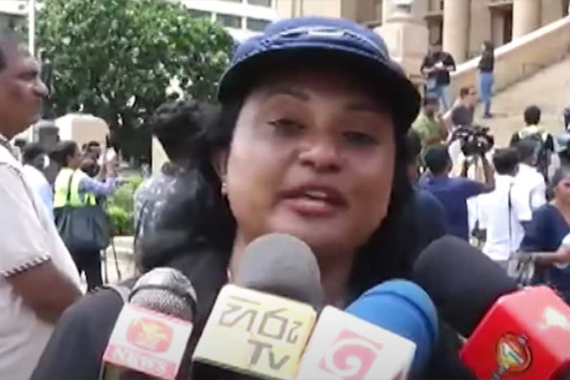 Public protest in Sri Lanka-The chief jailer is in trouble with Damita’s ‘Jara Ganu’ (bad women) story.. investigation begins..