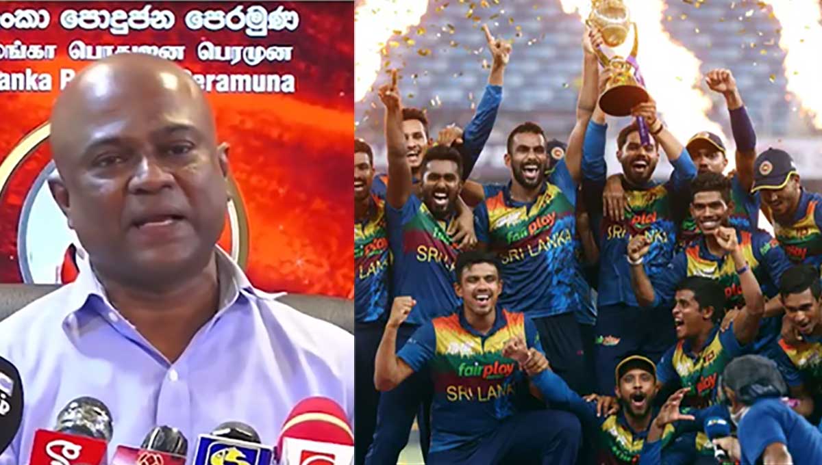 Asia cup champions-Namal is behind the Asia Cup victory.. This is the result of what he has done.. It is appropriate to give Namal a ministry.